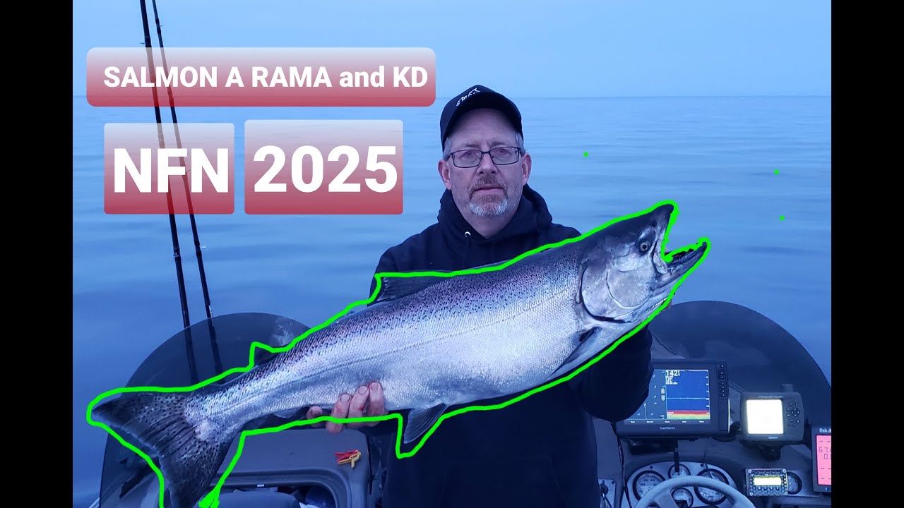 KD and SAR 2025 (Salmon Camp) NFN Fishing Salmon a Rama Kewaunee Door County Tourament