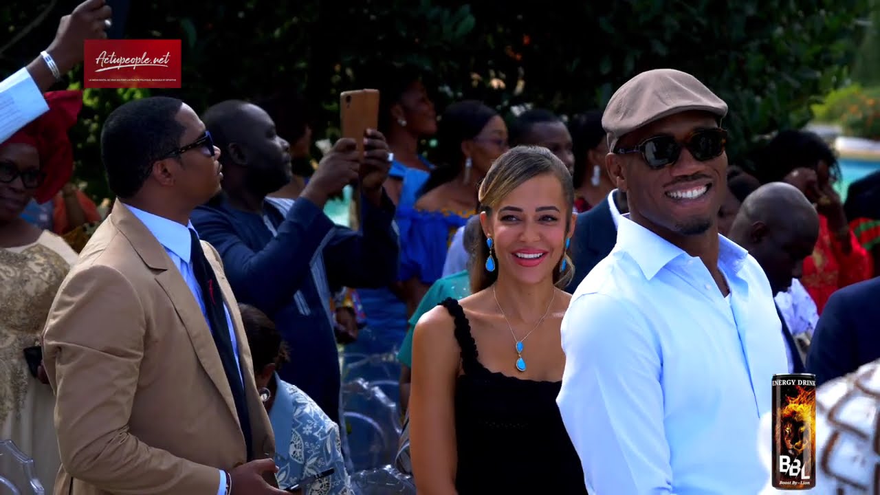 Didier Drogba-Samuel Eto’o-Ces images que vous n’aviez pas vu de ces légendes au mariage de Kerozen