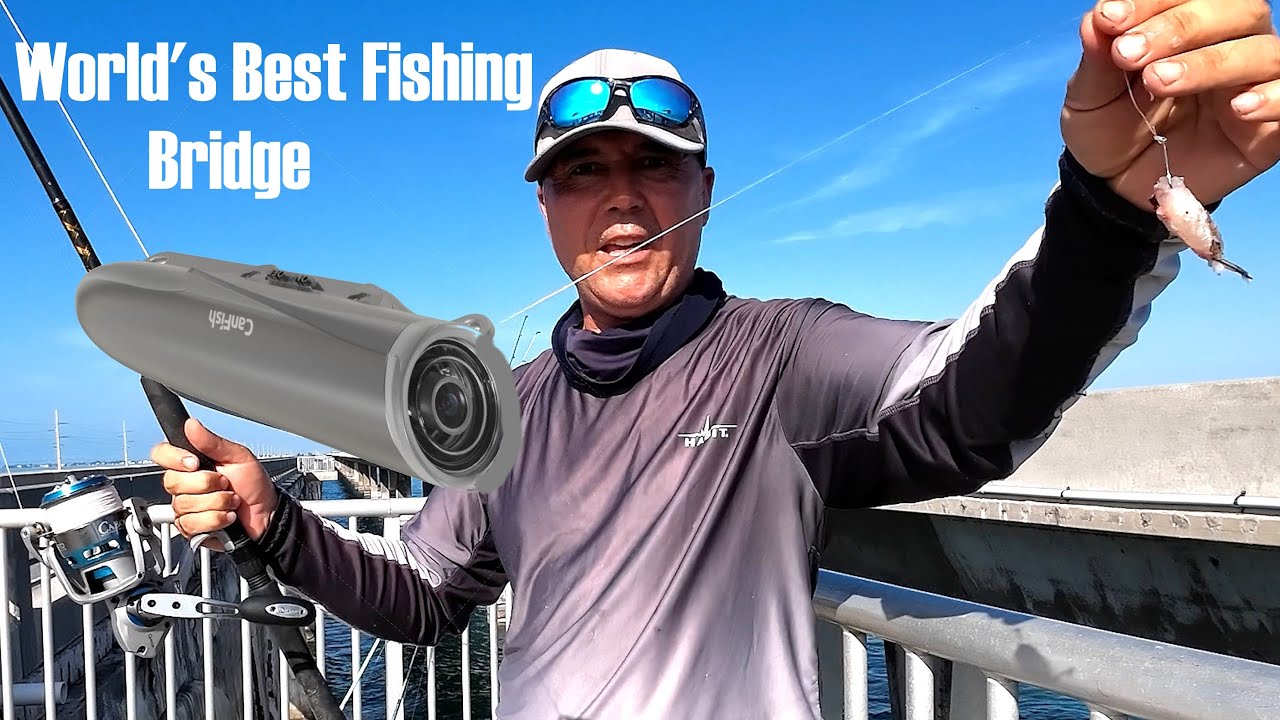 Dropped a Camera Under the World's best Fishing Bridge! (FLORIDA KEYS FISHING)