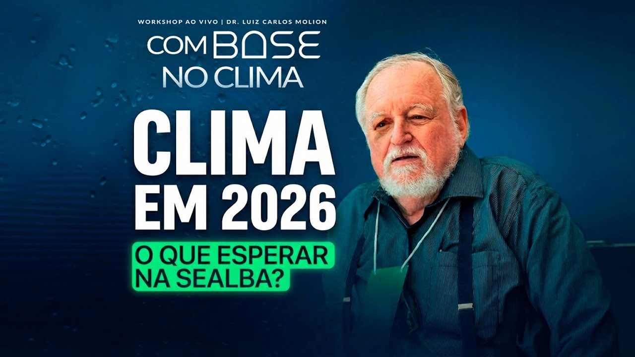 [REPLAY] Workshop Com BASE no Clima 2026 | Planejamento Agrícola, Produtividade e Análise Climática