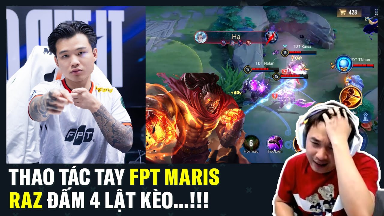 Thao Tác Tay MARIS đá RAZ: Siêu Phẩm Đấm 4 Cứu Thua Ngoạn Mục!!! | BLV Thanh Tùng