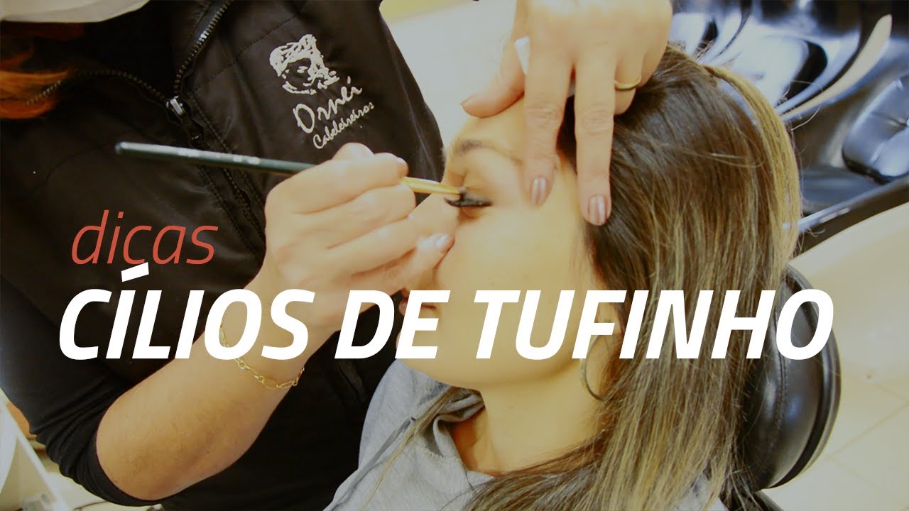 FIZ CÍLIOS DE TUFINHO E OLHA COMO FICOU!