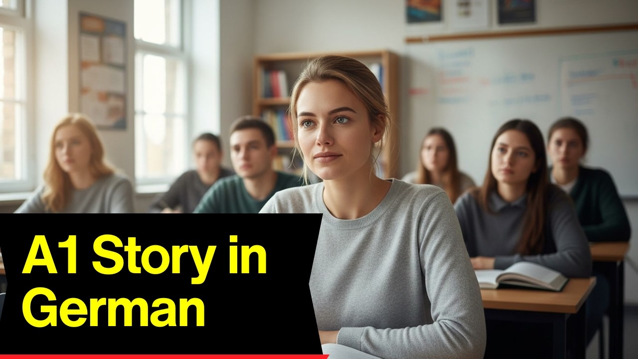 Her First Morning in Germany 🇩🇪 | Sophia’s German Stories A1-A2