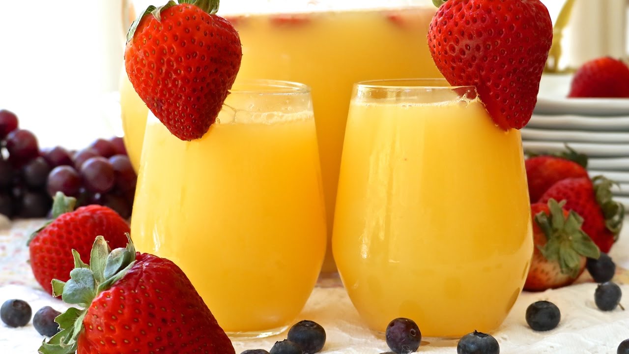 Brunch Mimosas By The Pitcher