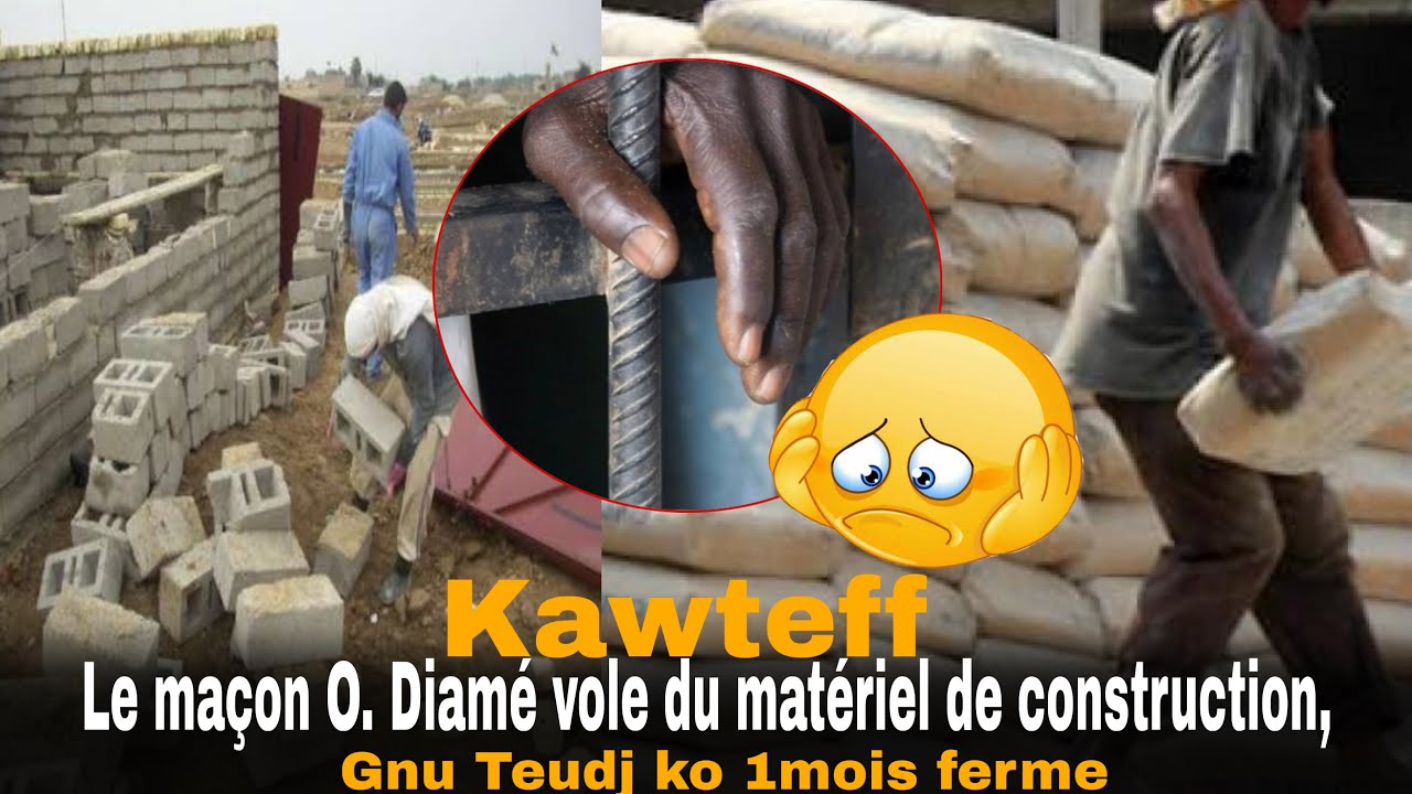 Kawtef😱Du Jamais vue:Maçon bi da Sathie 3 Planche Pour Dieund Thièbou Dieune.les Faits:1 mois ferme