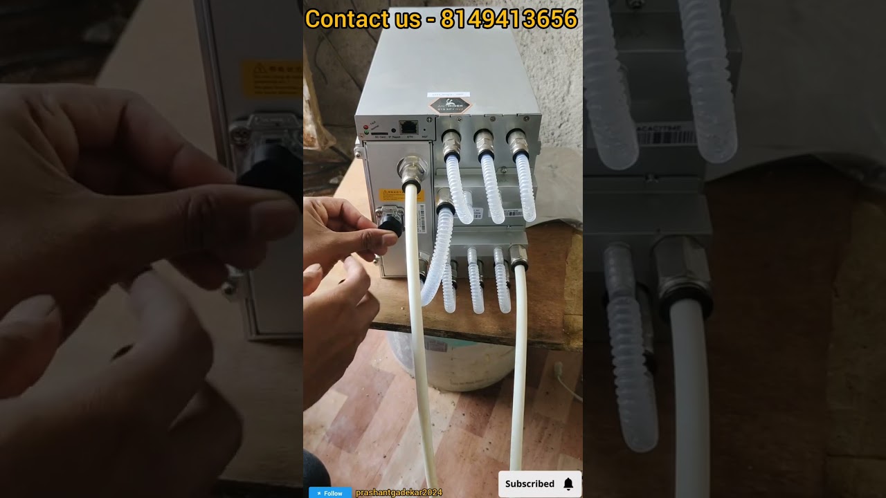 Hydro miner connection and testing / s19 xp+ hydro 293th / overall review #asic