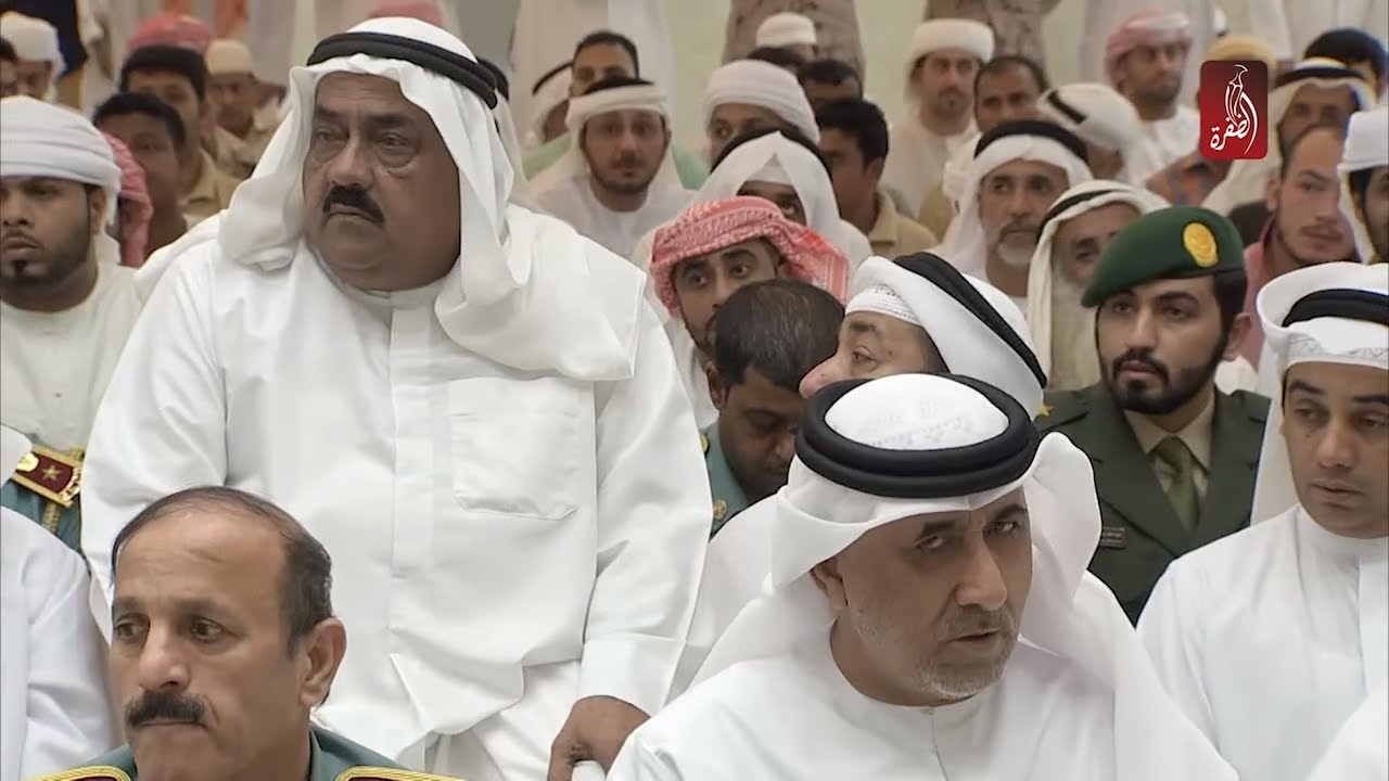 جموع غفيرة تؤدي صلاة الغائب على روح الشهيد خالد الشحي في الفجيرة
