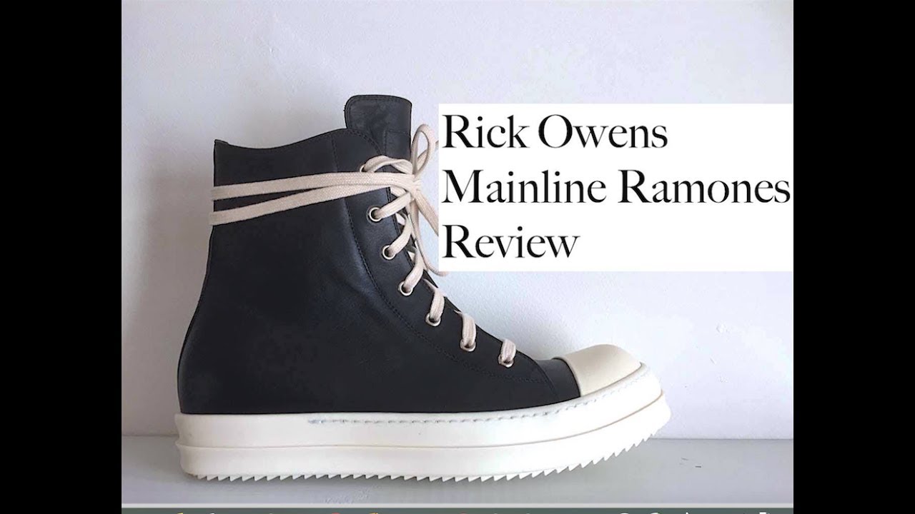 Rick Owens Mainline Ramones | Reviews