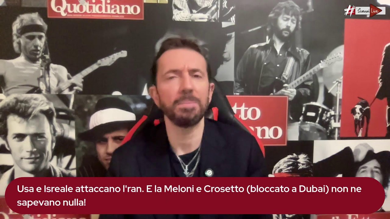 Usa e Isreale attaccano l'ran. E la Meloni e Crosetto (bloccato a Dubai) non ne sapevano nulla!