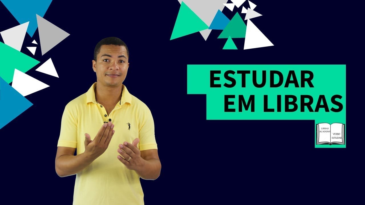Verbo ESTUDAR em Libras - Mini Aula de Libras | Rodrigo Timóteo