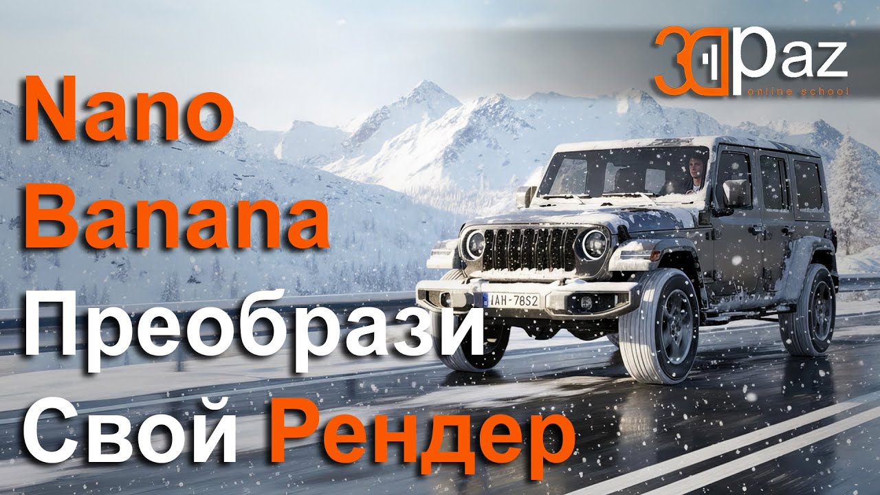 Nano Banana. Преобрази свой Рендер