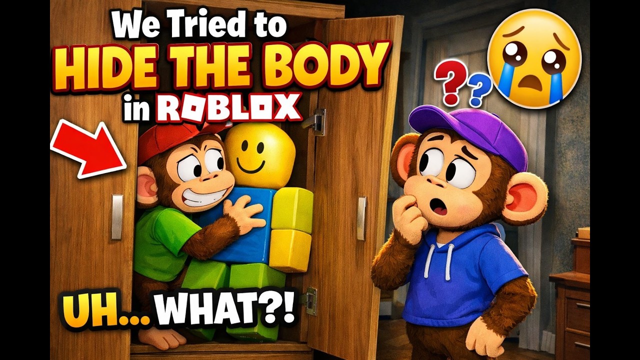 We Tried to Hide the Body in Roblox 😭