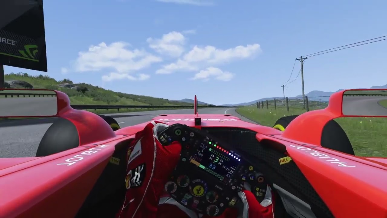 Arrancada ultra realista| Ferrari SF70H