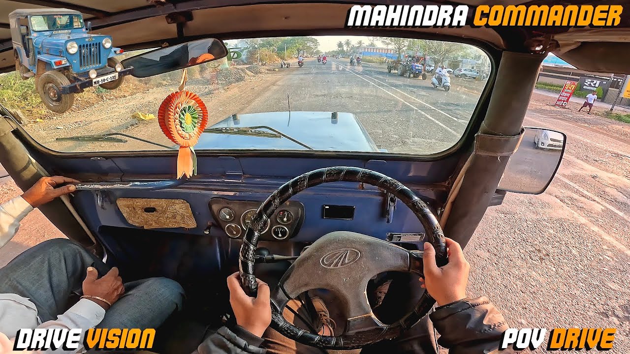 MAHINDRA COMMANDER : POV DRIVE | Best SUV Drive Experience | #mahindra #commander #povdrive #asmr 