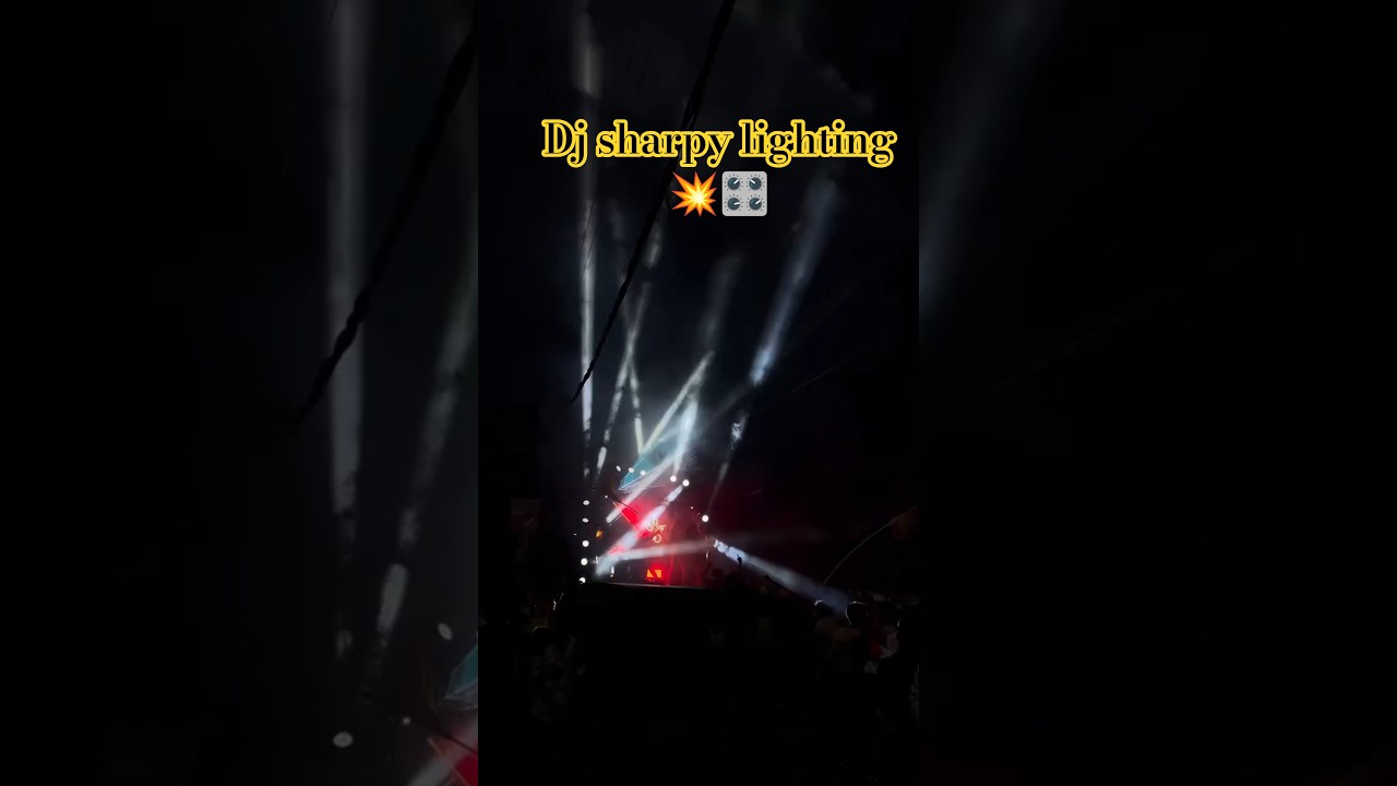 💥🧨Dj full sharpy light setup 🎵🎛️ 