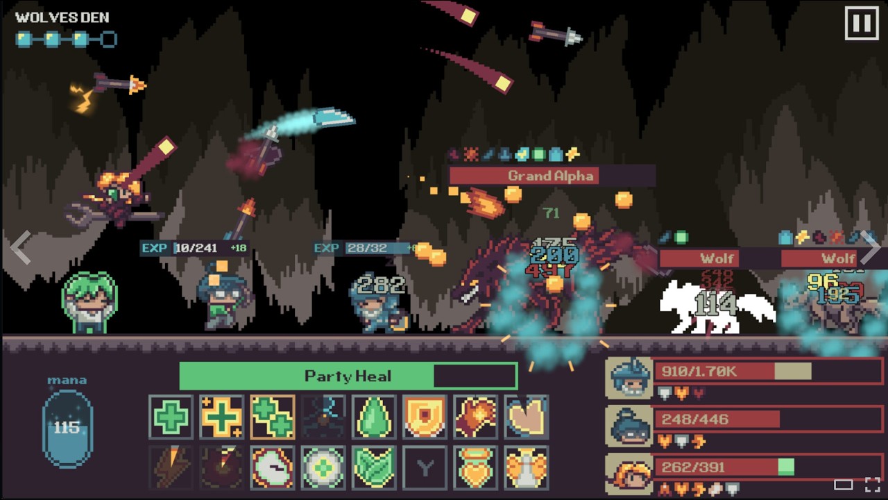 A short incremental game Designed to be 4 hours.long / Master Healer Kale with useless party