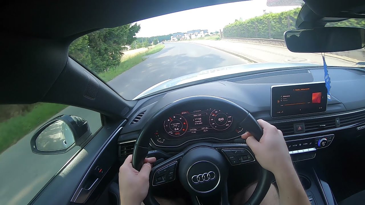 2018 Audi A5 Sportback 2.0 190HP Quattro POV Test Drive (0-100)