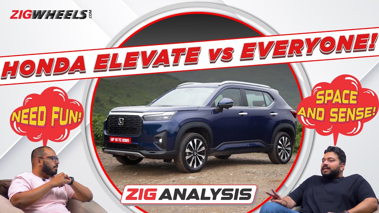 Honda Elevate vs Creta, Seltos, Grand Vitara, Taigun/Kushaq & Astor | The Compact SUV Deep Dive