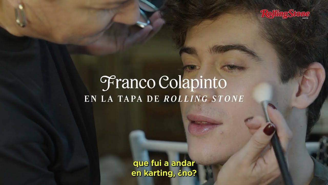 Backstage con Franco Colapinto para la tapa de Rolling Stone