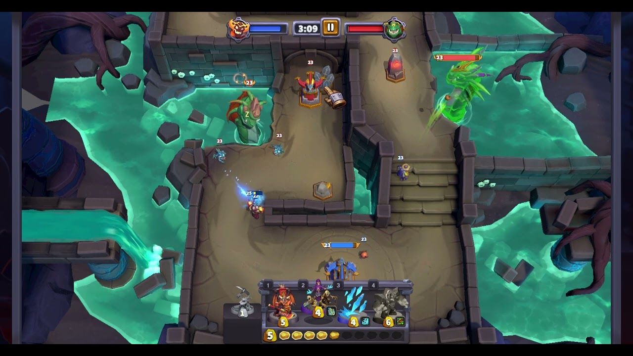 Warcraft Rumblem魔兽兵团 无氪金20级通关黑石深渊副本