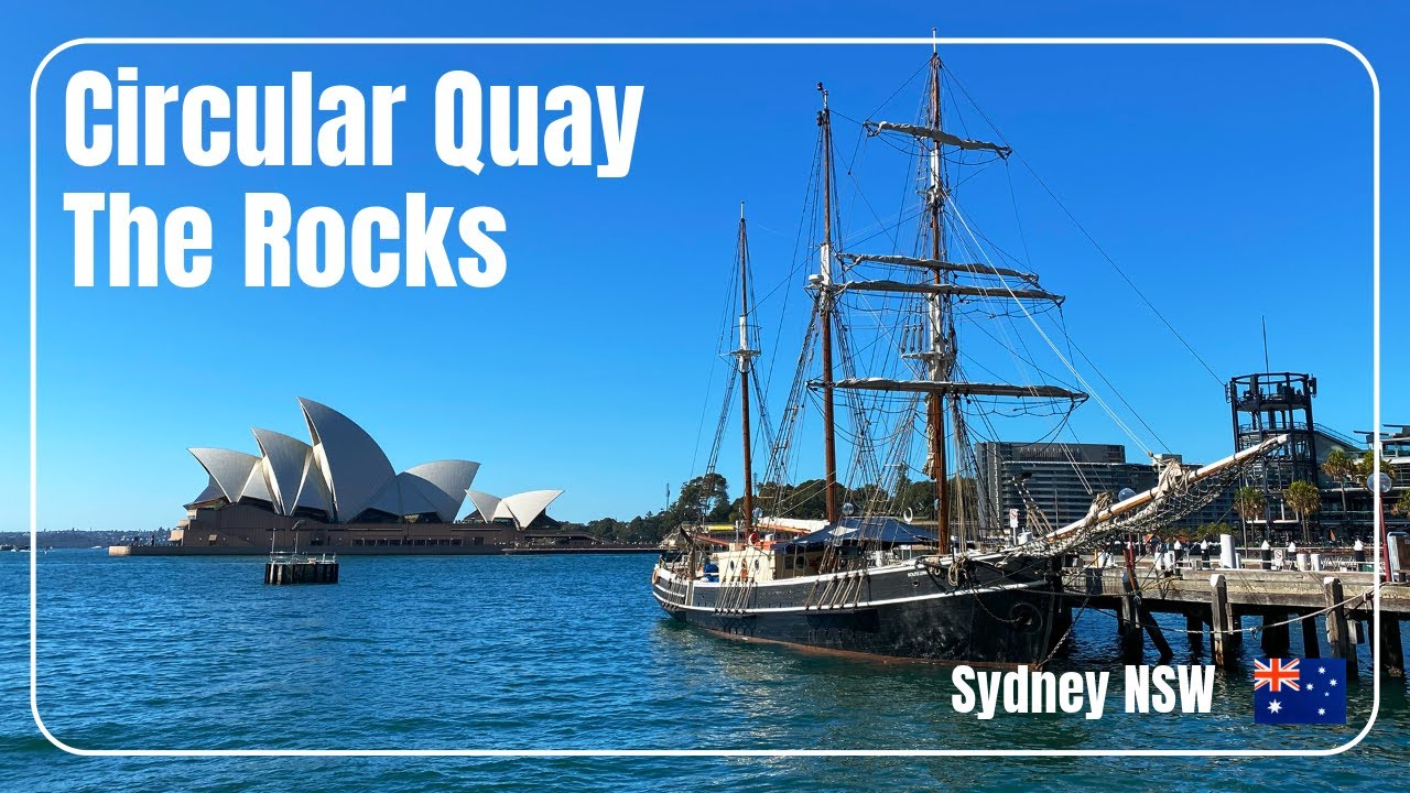 [4K HDR] Sydney Opera House, Circular Quay, The Rocks | Sydney Walking Tour | Sydney Australia Walk