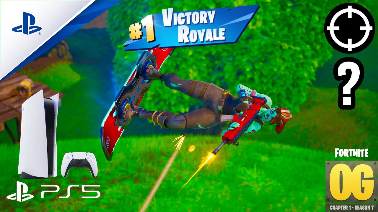 Hoverboarding In Style | Fortnite OG Season 7 Zero Build Solo Win Gameplay - PS5 120FPS