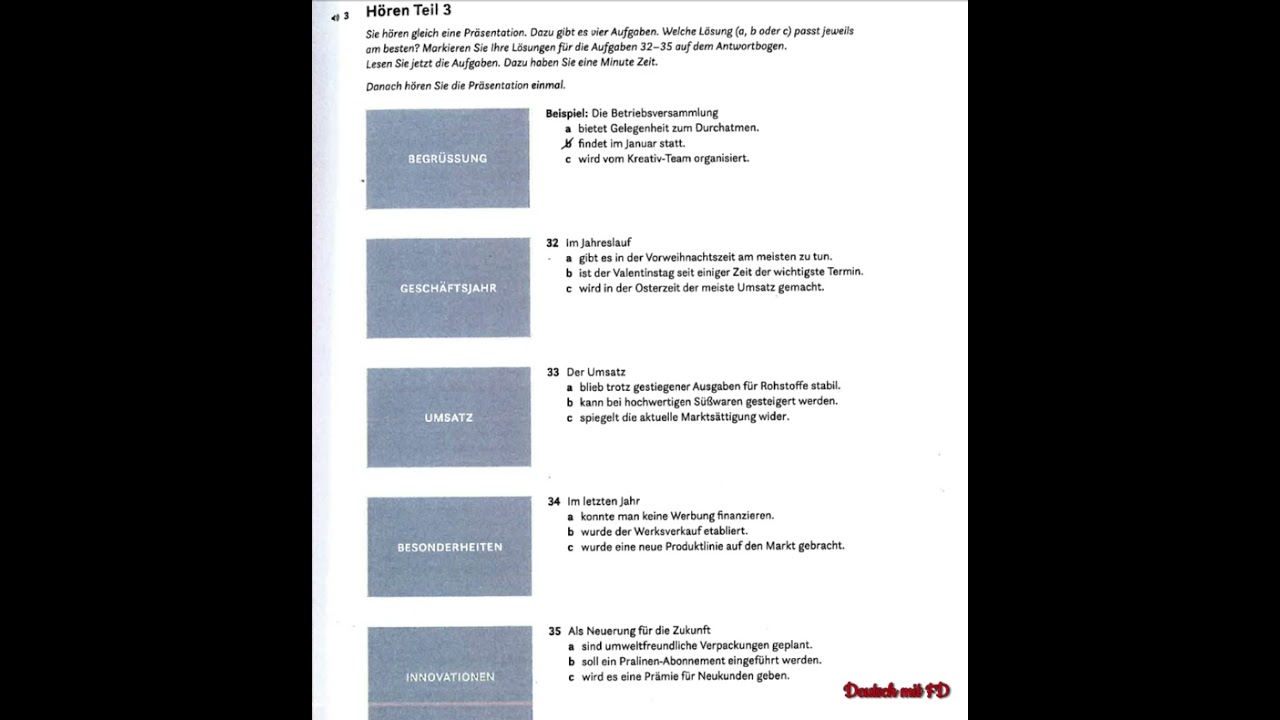 Hören  von C1 Express Prüfungsbuch Teil 1 4