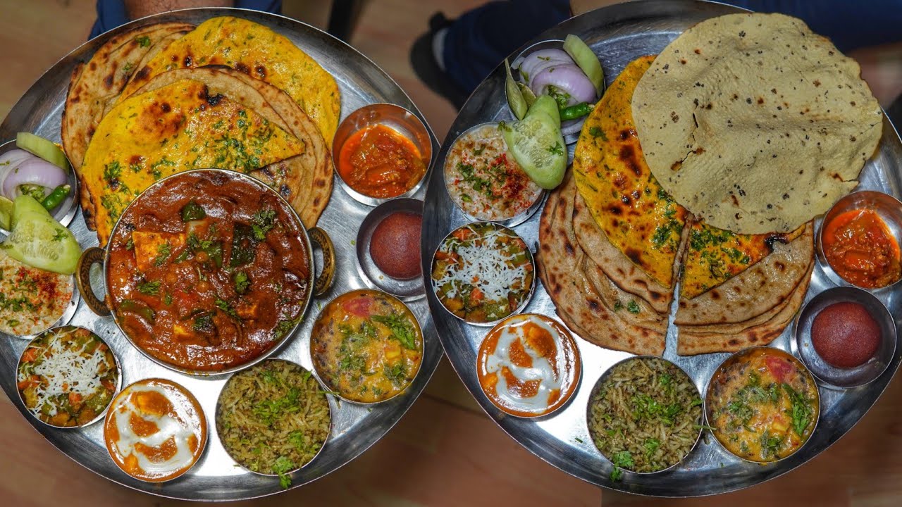 Amazing North Indian Thali, Kadai Paneer & More || Kanpur Street Food