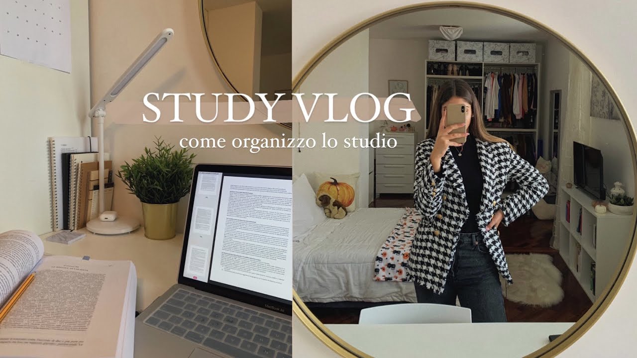 STUDY VLOG: come organizzo lo studio di più esami📚