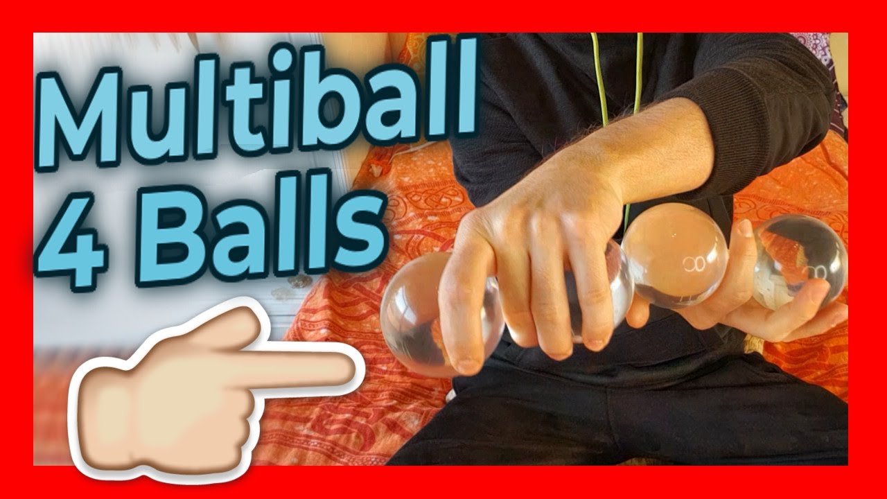 Multiball Contact Juggling Tutorial - 4 balls - Danelo Performances