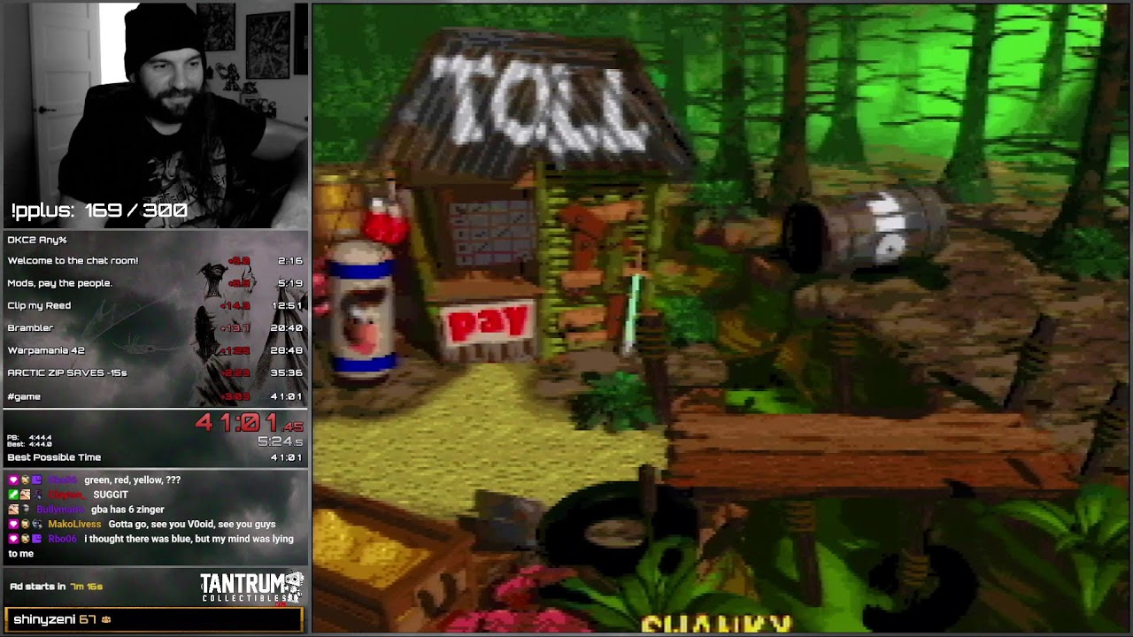 DKC2 Any% PB attempts (officially), maybe some 102% later - Happy Friday!