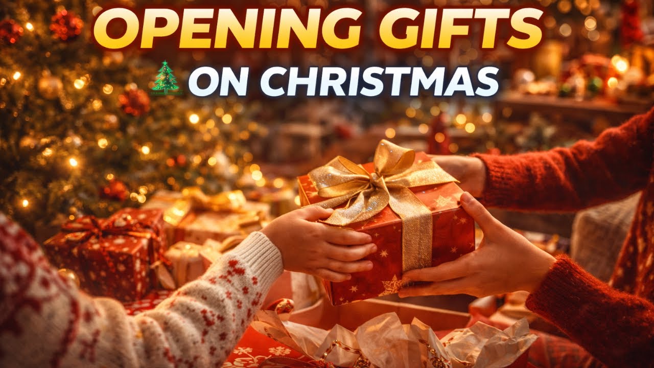 Opening Gifts on Christmas 🎄 Warm & Joyful Holiday Music