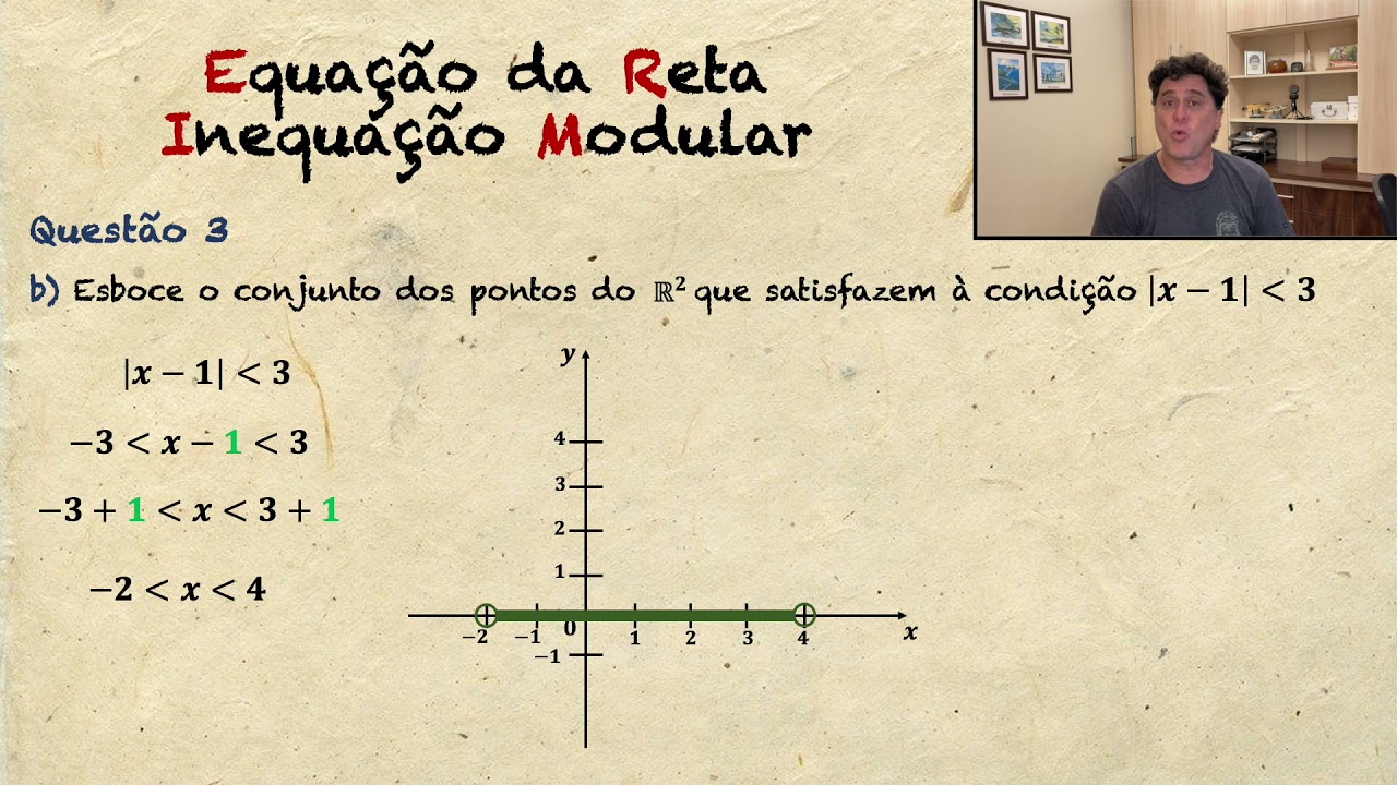 Equação da Reta e Inaquação Modular