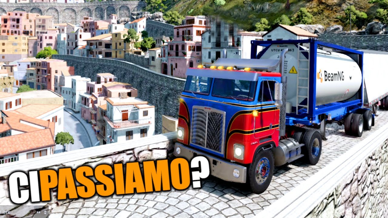 MEGA CAMION in CENTRO STORICO - BeamNG Drive