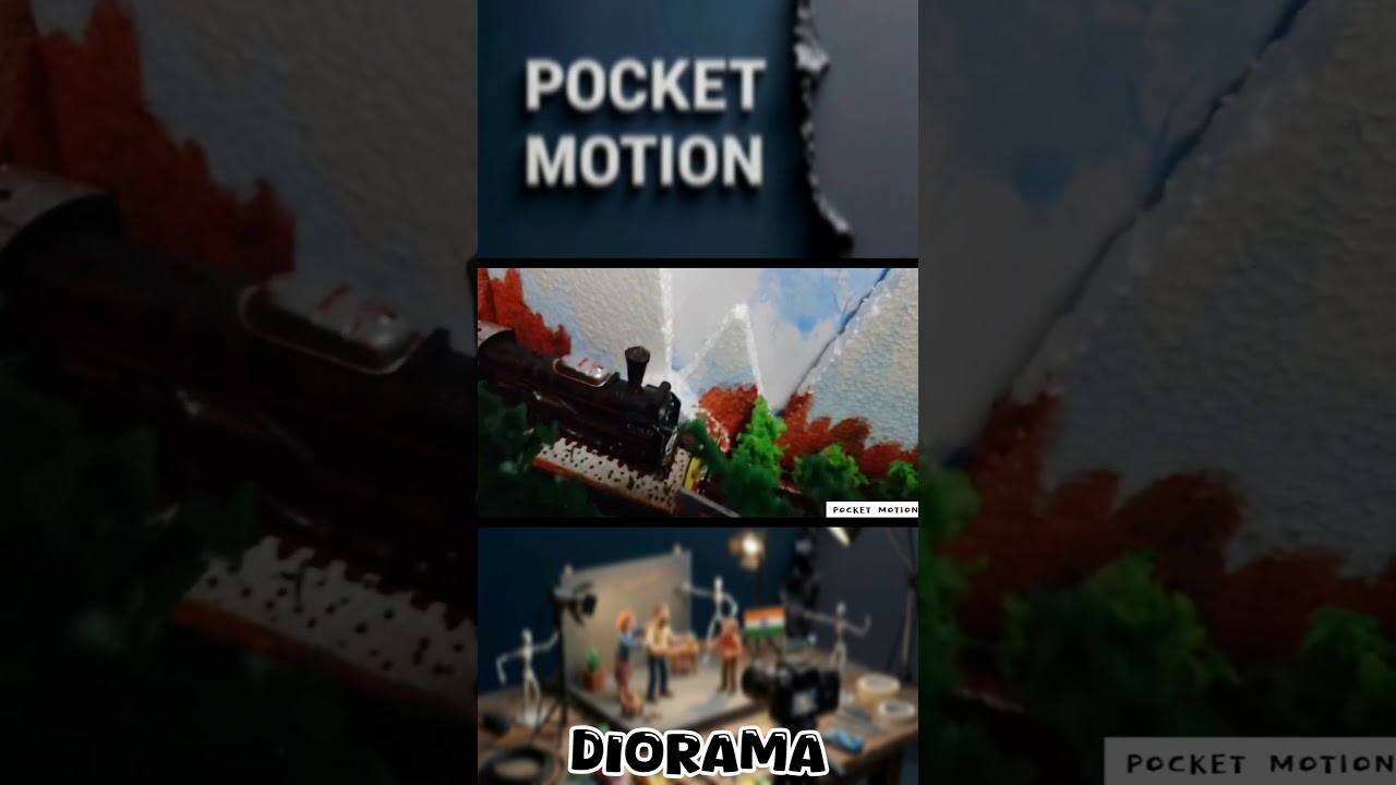 Lake Diorama #stopmotionanimation #shorts