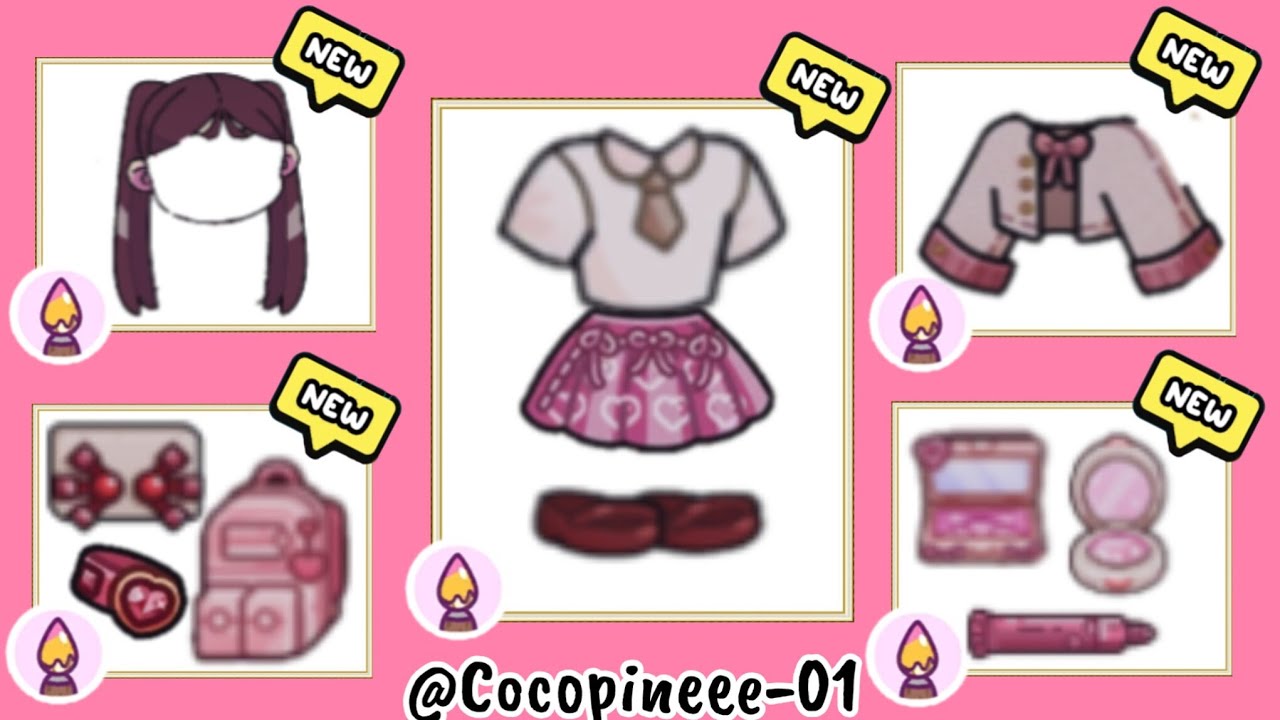 NEW CHERRY 🌸 OUTFIT COLLECTION SUPER SECRETS IN AVATAR WORLD 🌎 PAZU