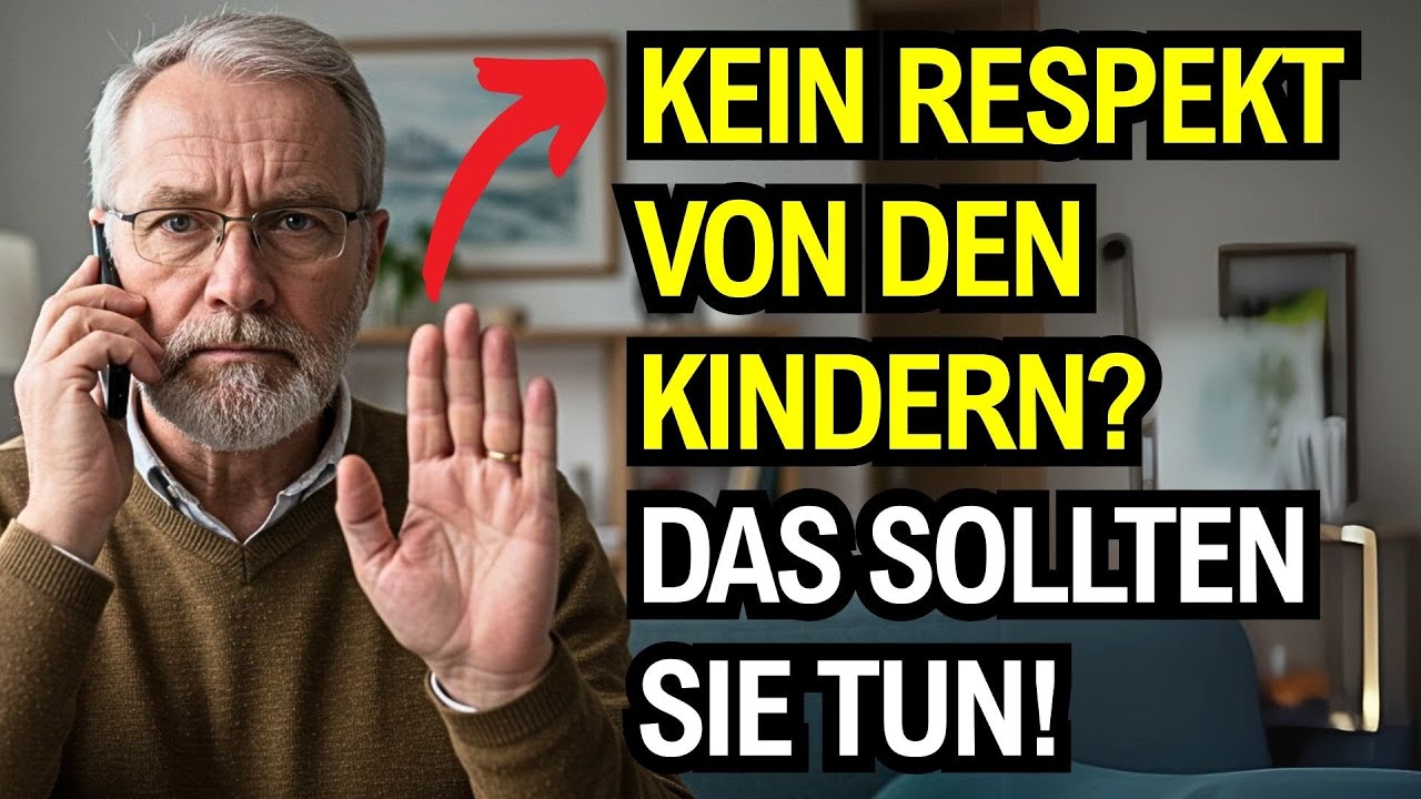 Sie sind im Ruhestand und Ihre Kinder respektieren Sie nicht Reagieren Sie so!
