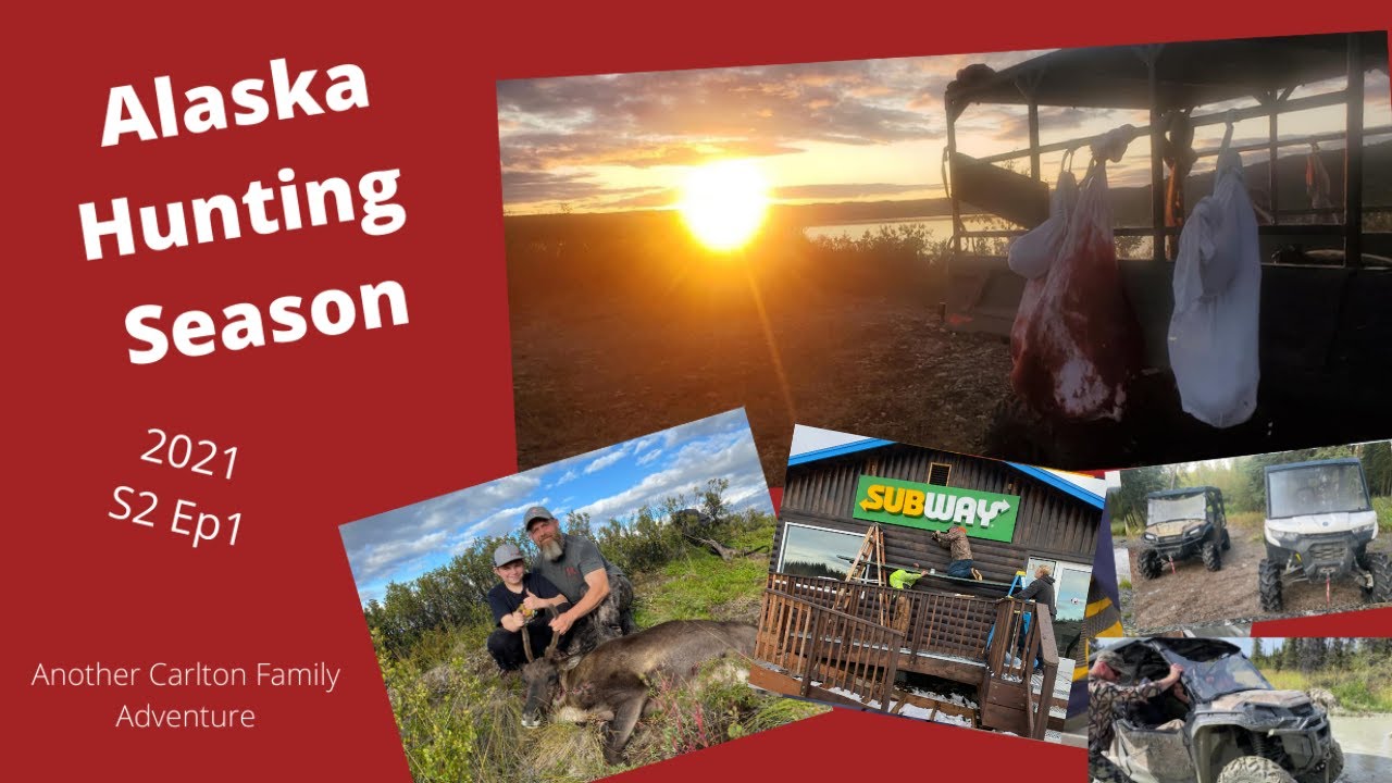Hunting Alaska 2021, Early season, moose, caribou, bear and a Subway restaurant Season 2 Episode 5