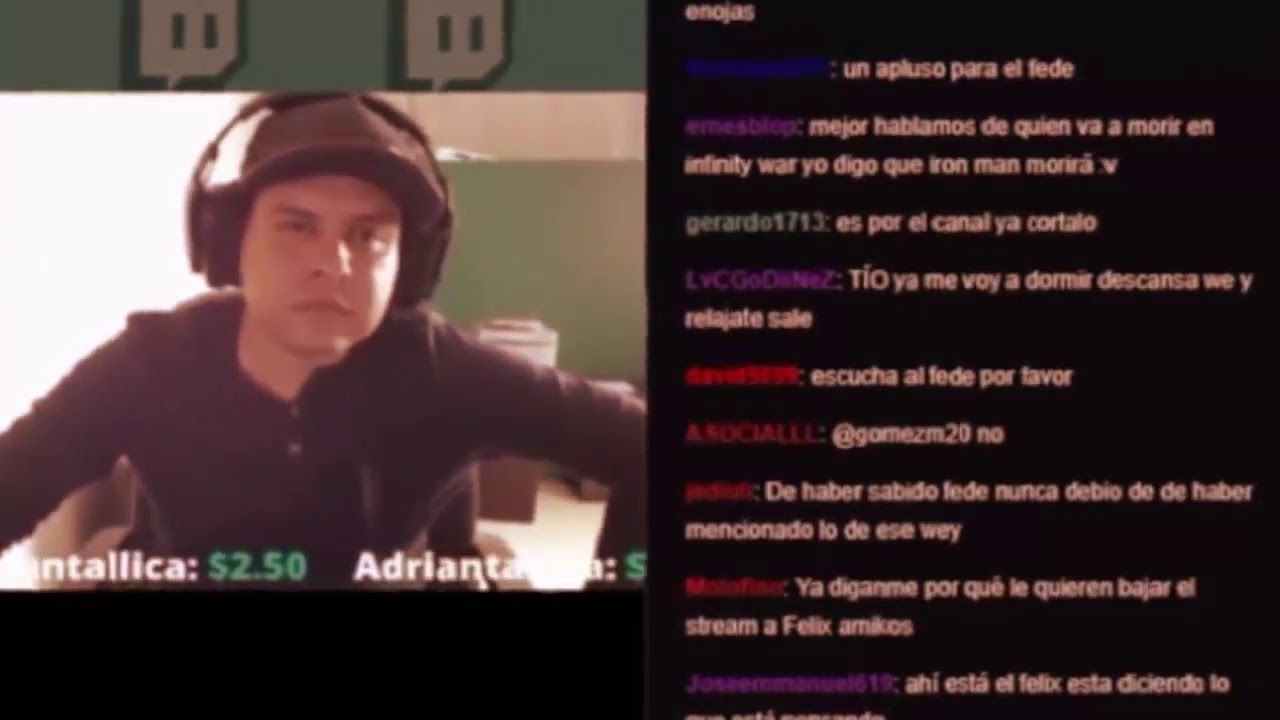 felix se enoja y reta a romperse su madre con RobertoCein