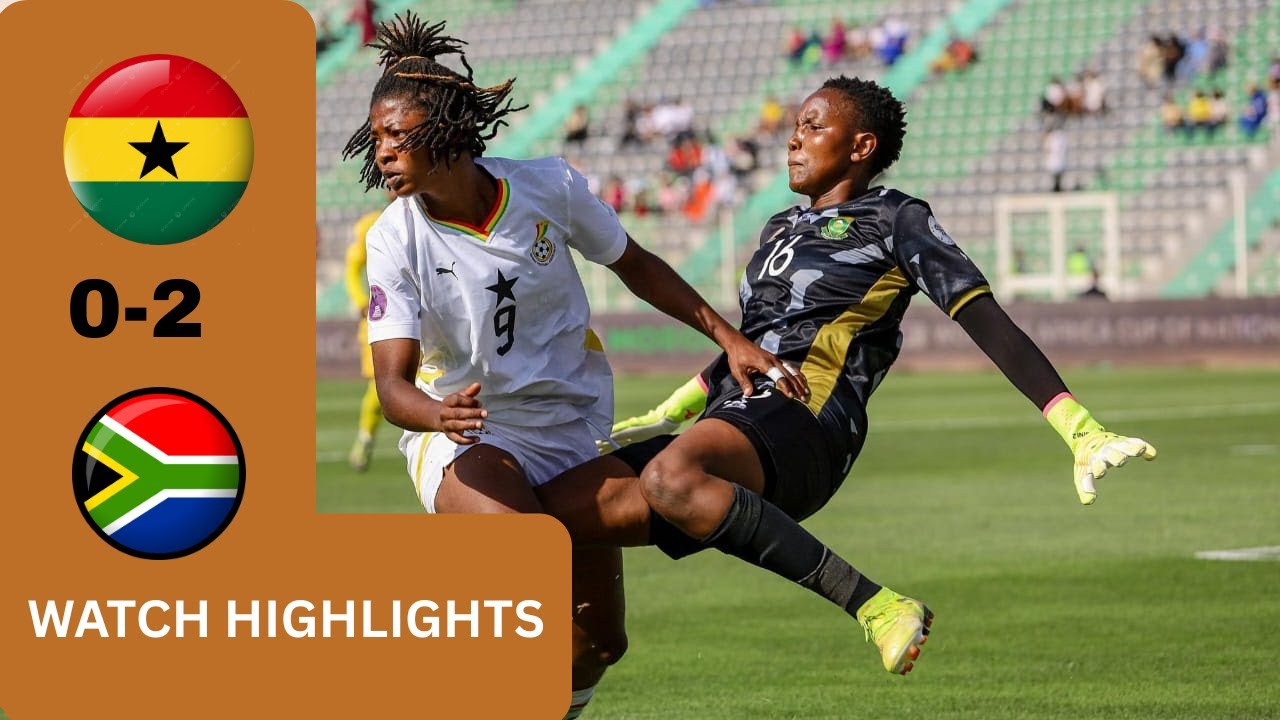 GHANA VS SOUTH AFRICA(0-2)-WAFCON- GOALS& HIGHLIGHTS