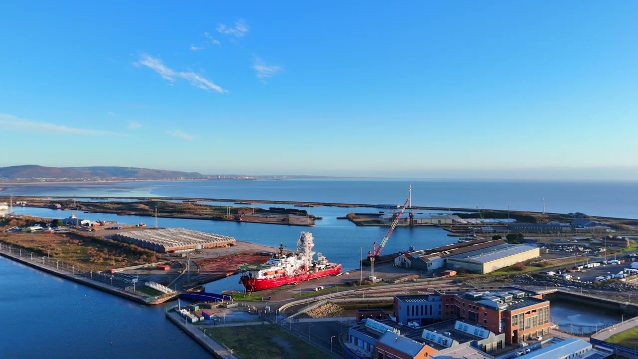 Swansea Marina | Stunning 4K Aerial Drone Footage | DJI Mini 4 Pro