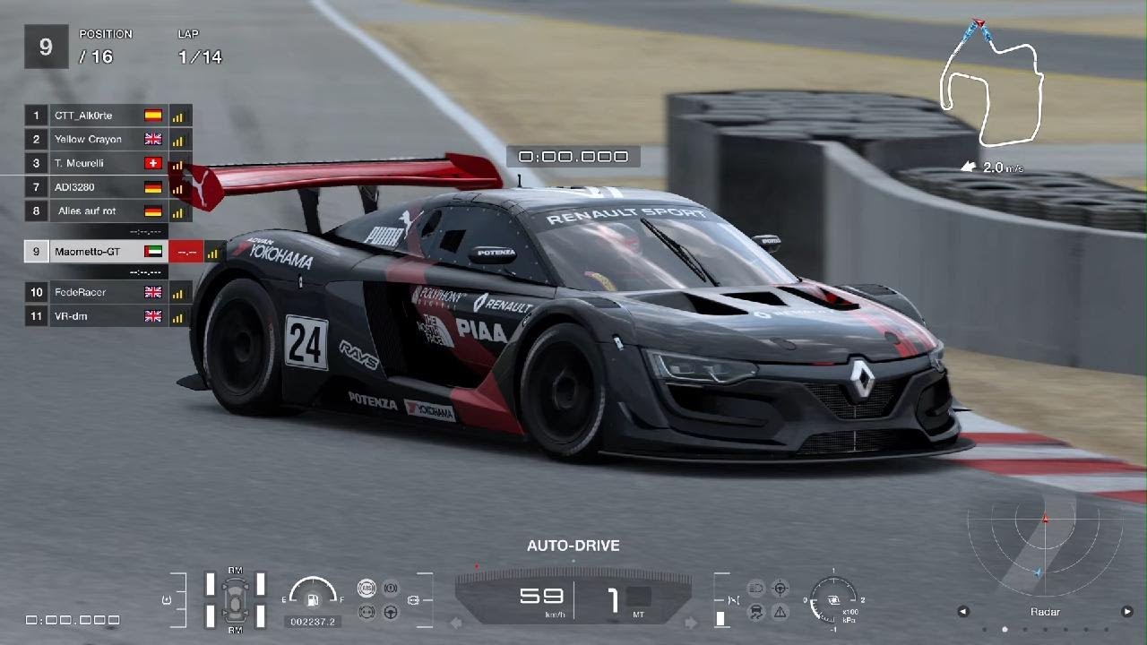 Gran Turismo 7 - Daily Race C - WeatherTech Laguna Seca - Renault R.S.01 GT3 '16