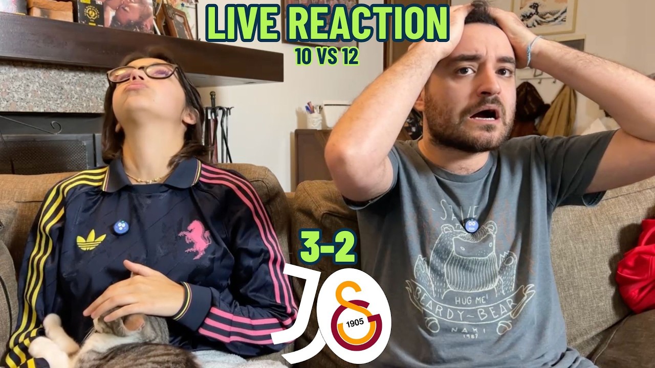 JUVENTUS 3-2 GALATASARAY [LIVE REACTION 10 vs 12]