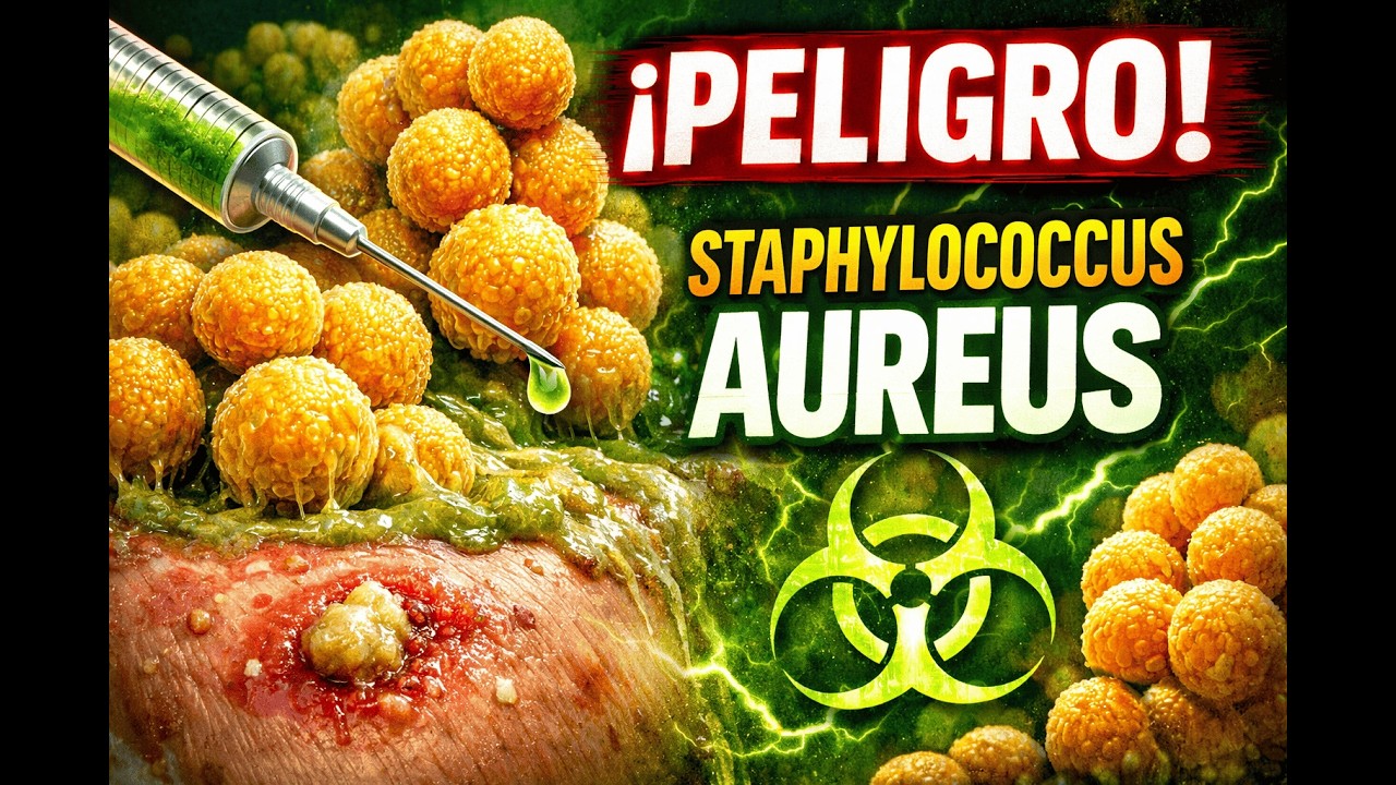 ⚠️ STAPHYLOCOCCUS AUREUS: La bacteria que vive dentro de ti y PUEDE MATARTE T7 | MICROBIOLOGÍA