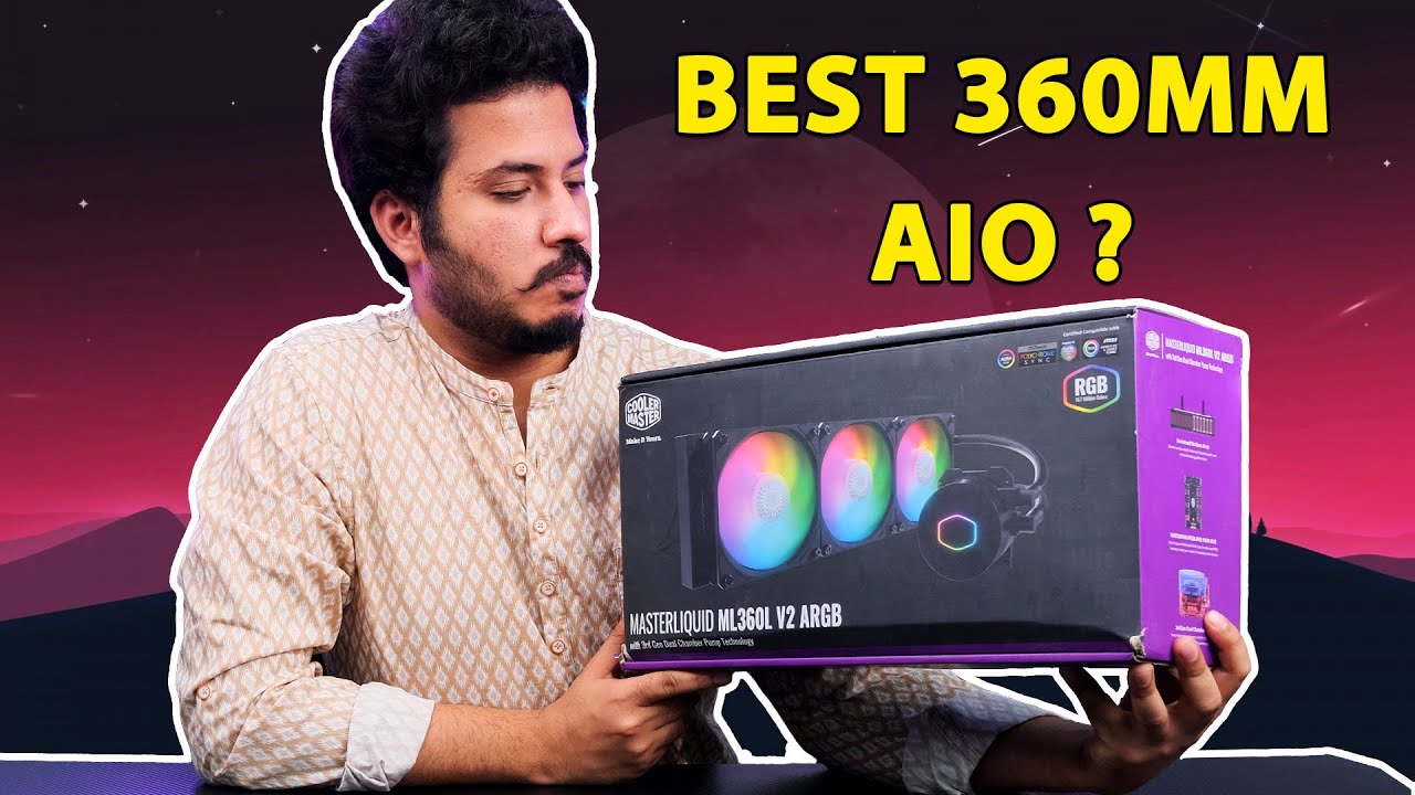 Cooler Master ML360L AIO Liquid Cooler Unboxing & Review [HINDI] 🔥