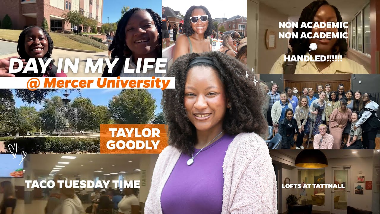A Day in My Life at Mercer University | Psychology Major, Theatre Involvement, and Campus Housing