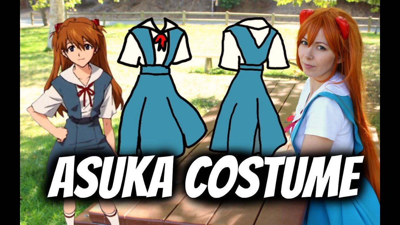 COMO HACER EL VESTIDO DE ASUKA ❤ COSPLAY DE EVANGELION