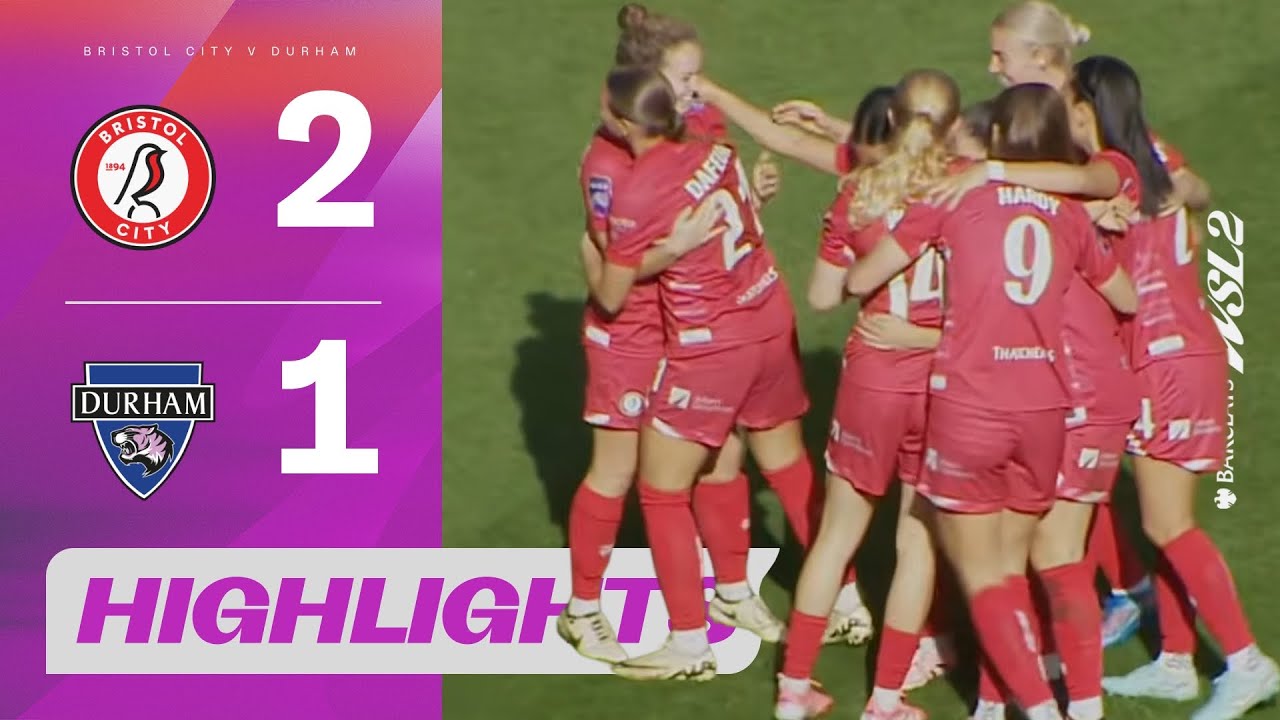 Bristol City celebrate first victory at Ashton Gate | Bristol City v Durham | Barclays WSL 2 25/26
