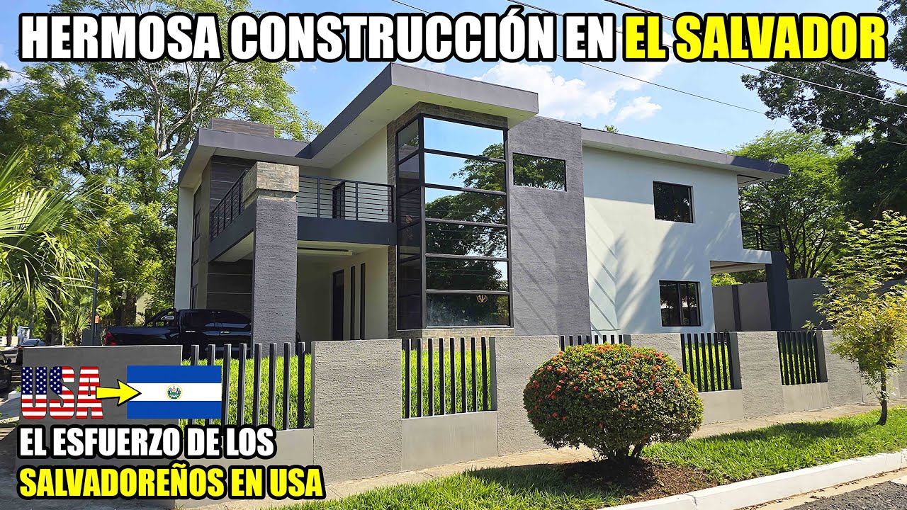 SALVADOREÑO VUELVE DE USA Y CONSTRUYE ESTA MANSIÓN 😱