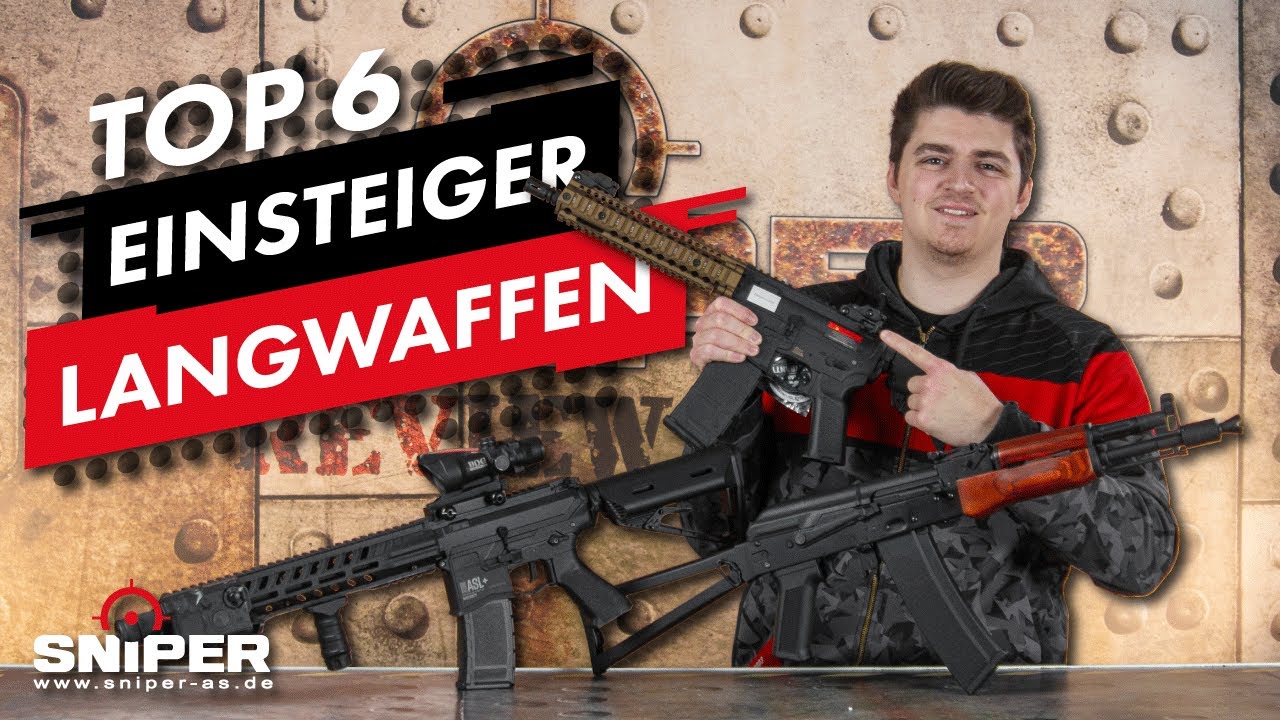 Die 6 besten Einsteiger Airsoft Waffen 2023! Anfänger Guide